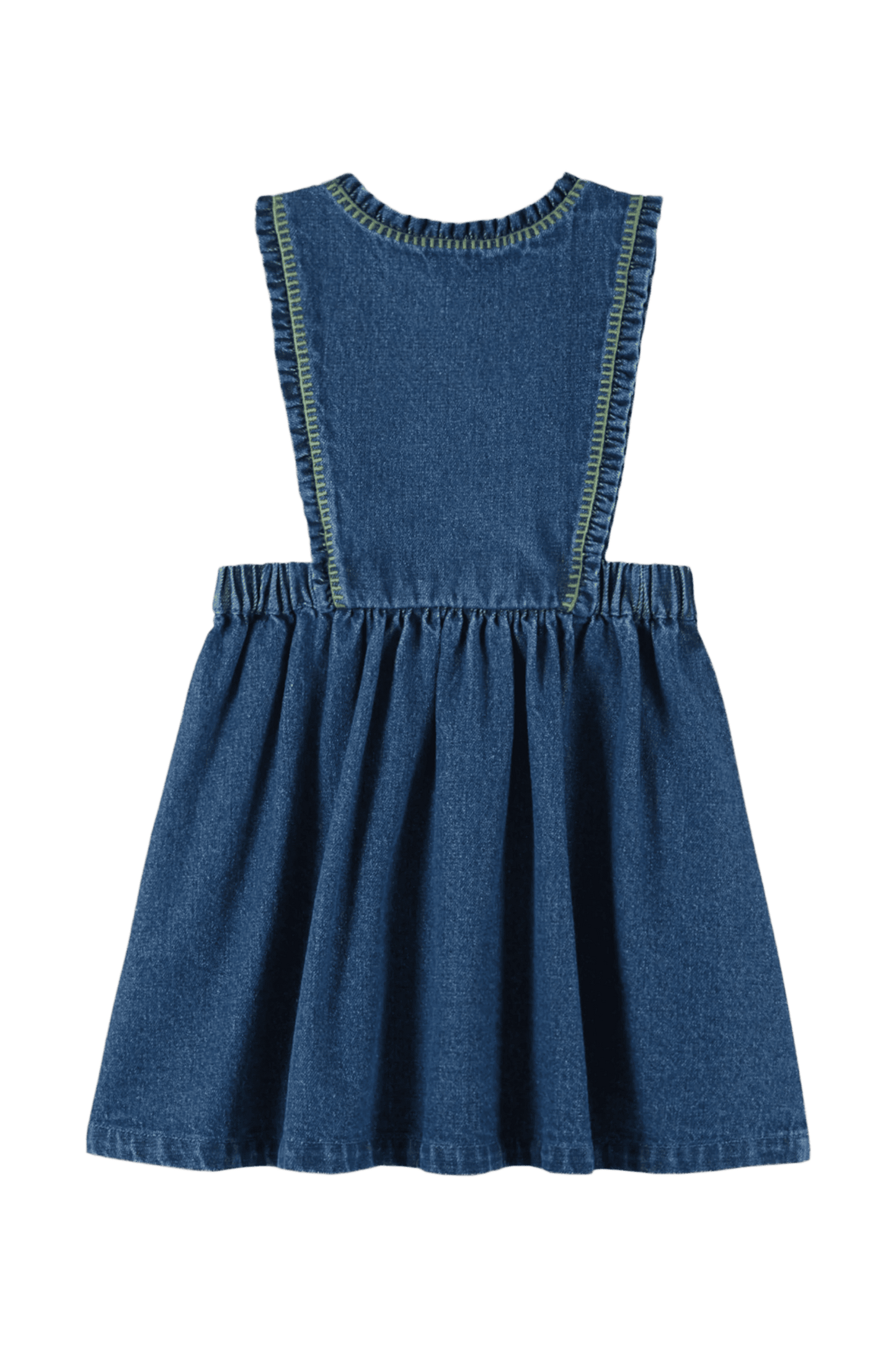 Sukienka Apron Embroidered Denim