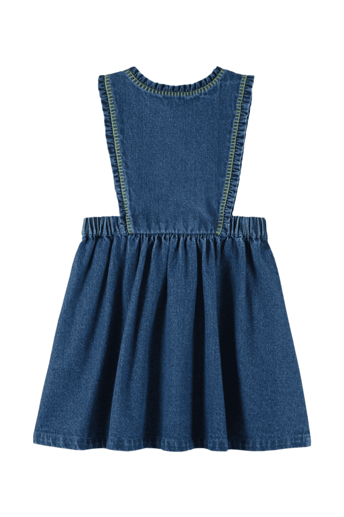 Zástěra Vyšívané džínové šaty DENIM
