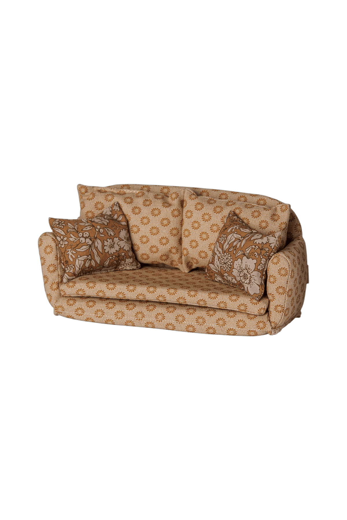 Miniaturowa rozkładana sofa dla myszek
