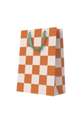 Torba prezentowa L Burnt Sienna Checkerboard