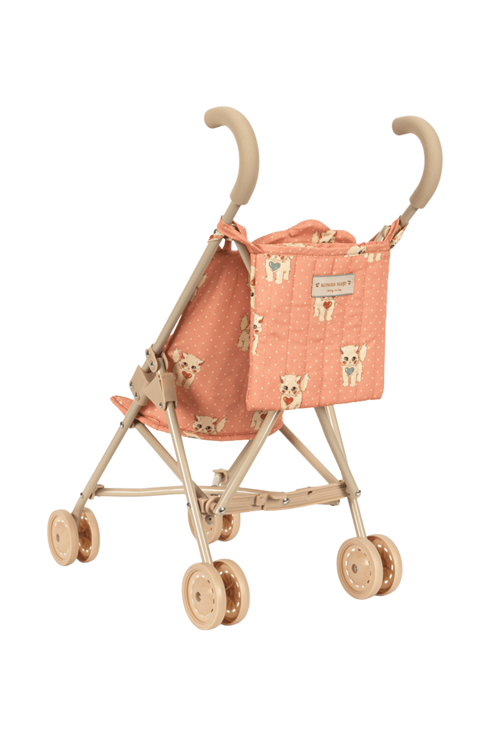 Wózek spacerówka dla lalek z organizerem CIAO MIAO ROSE