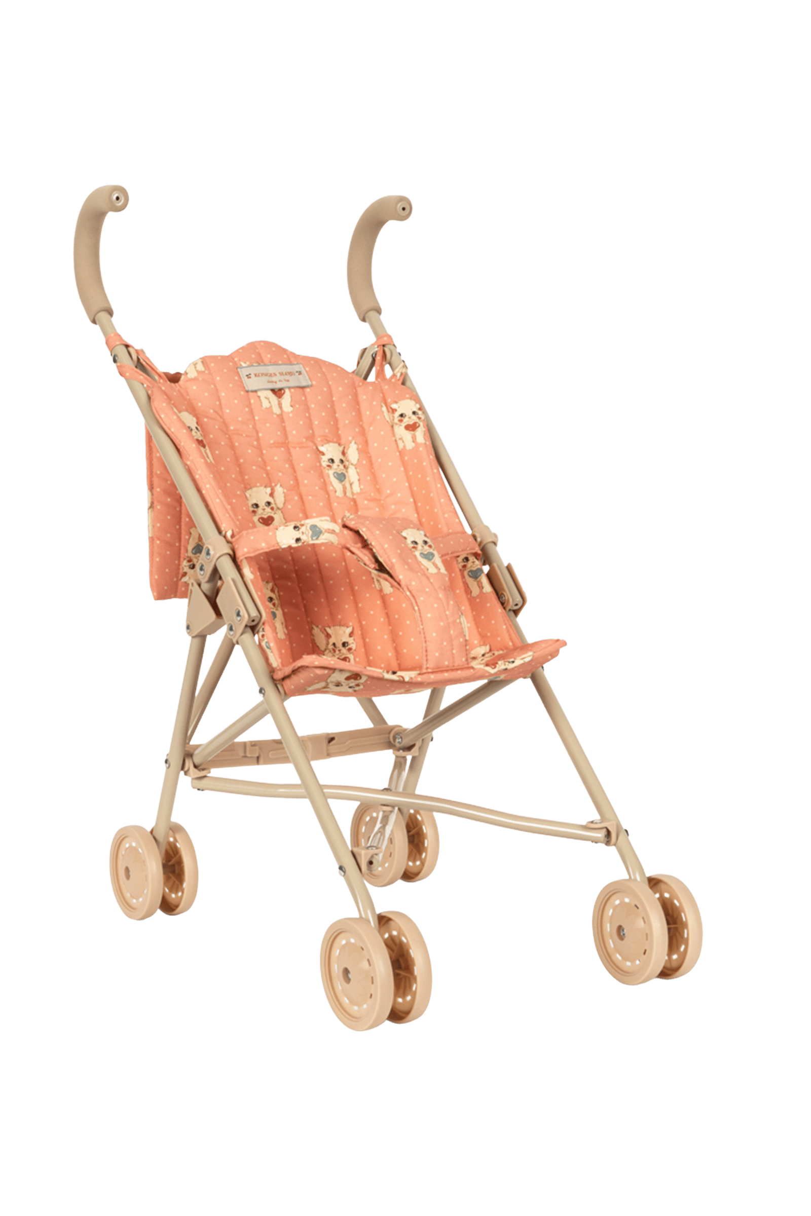 Wózek spacerówka dla lalek z organizerem CIAO MIAO ROSE