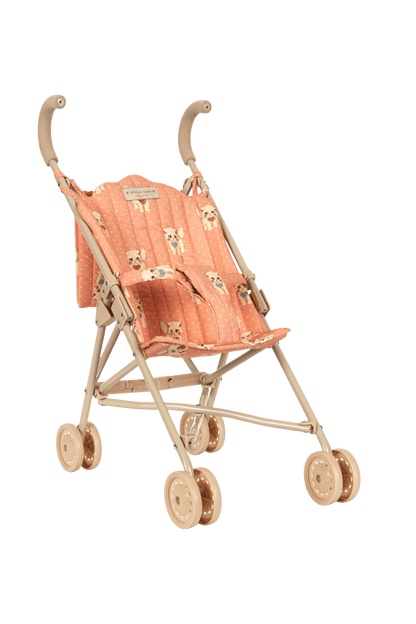 Wózek spacerówka dla lalek z organizerem CIAO MIAO ROSE