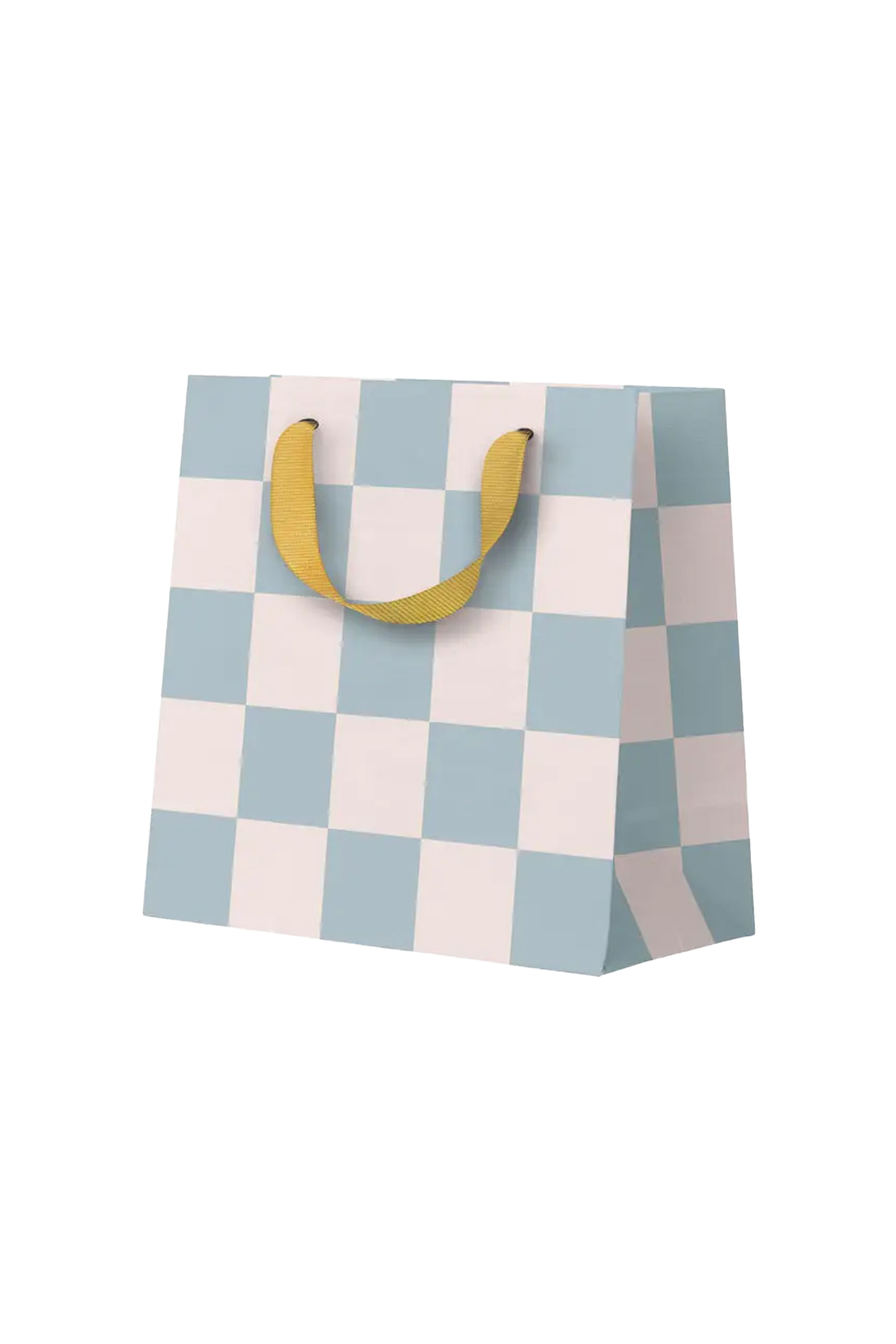 Torba prezentowa S Pale Blue Checkerboard