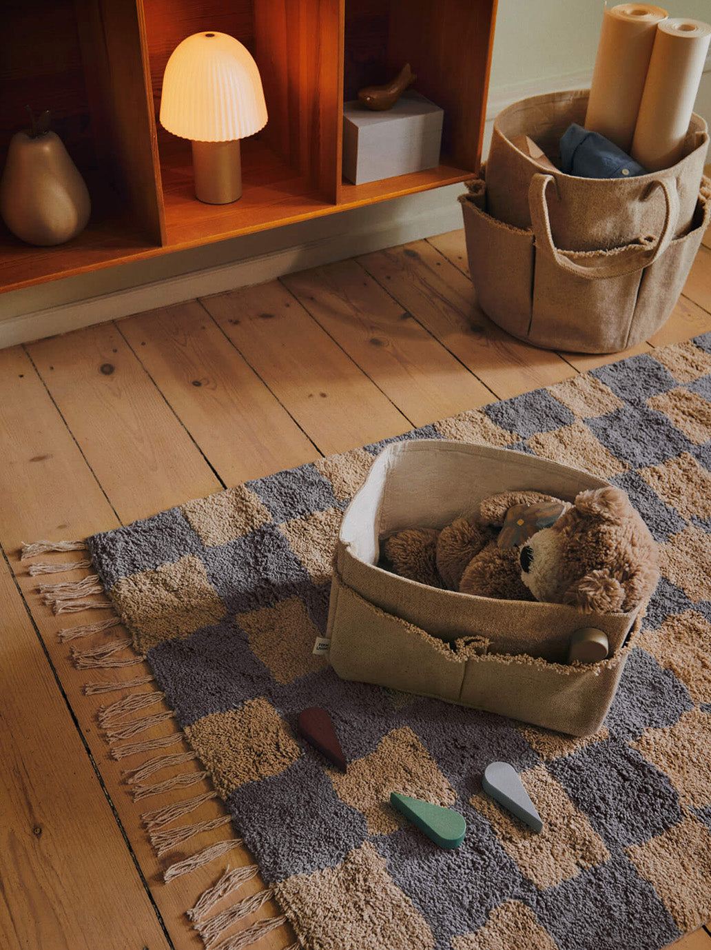 Kosz do przechowywania Hokan Textile Storage Ferm Living BÉBÉ Concept 