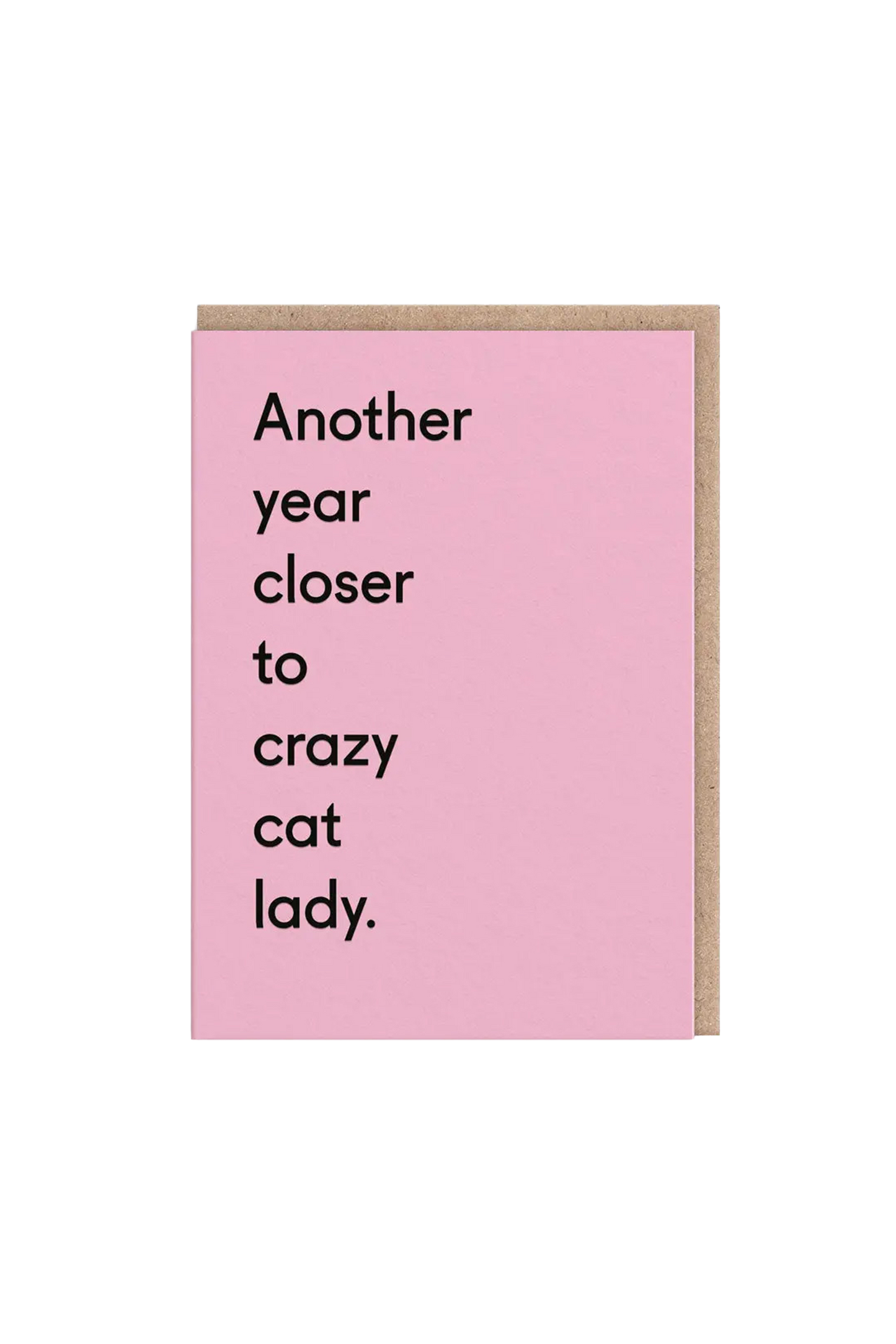 Kartka urodzinowa Crazy Cat Lady