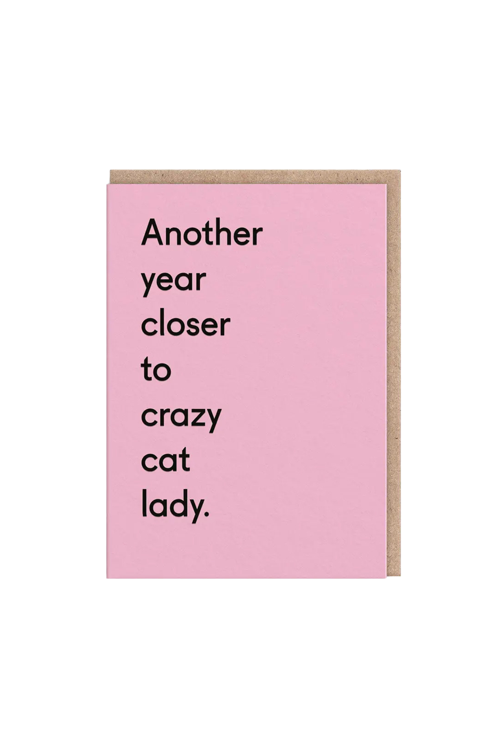 Kartka urodzinowa Crazy Cat Lady