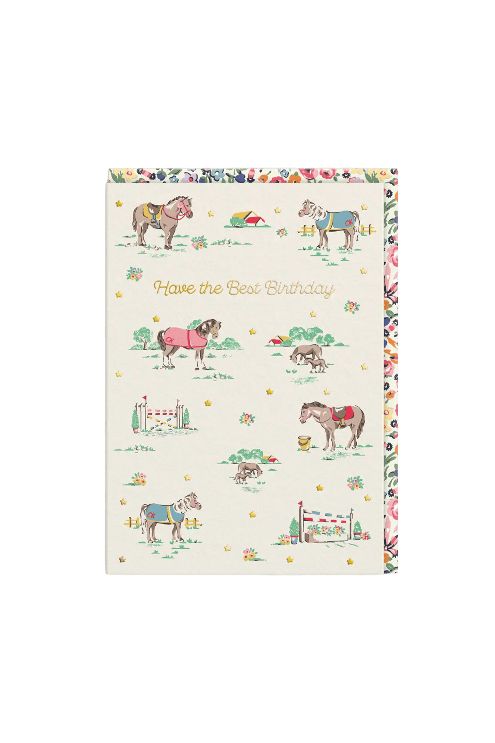 Kartka urodzinowa Ponies Best