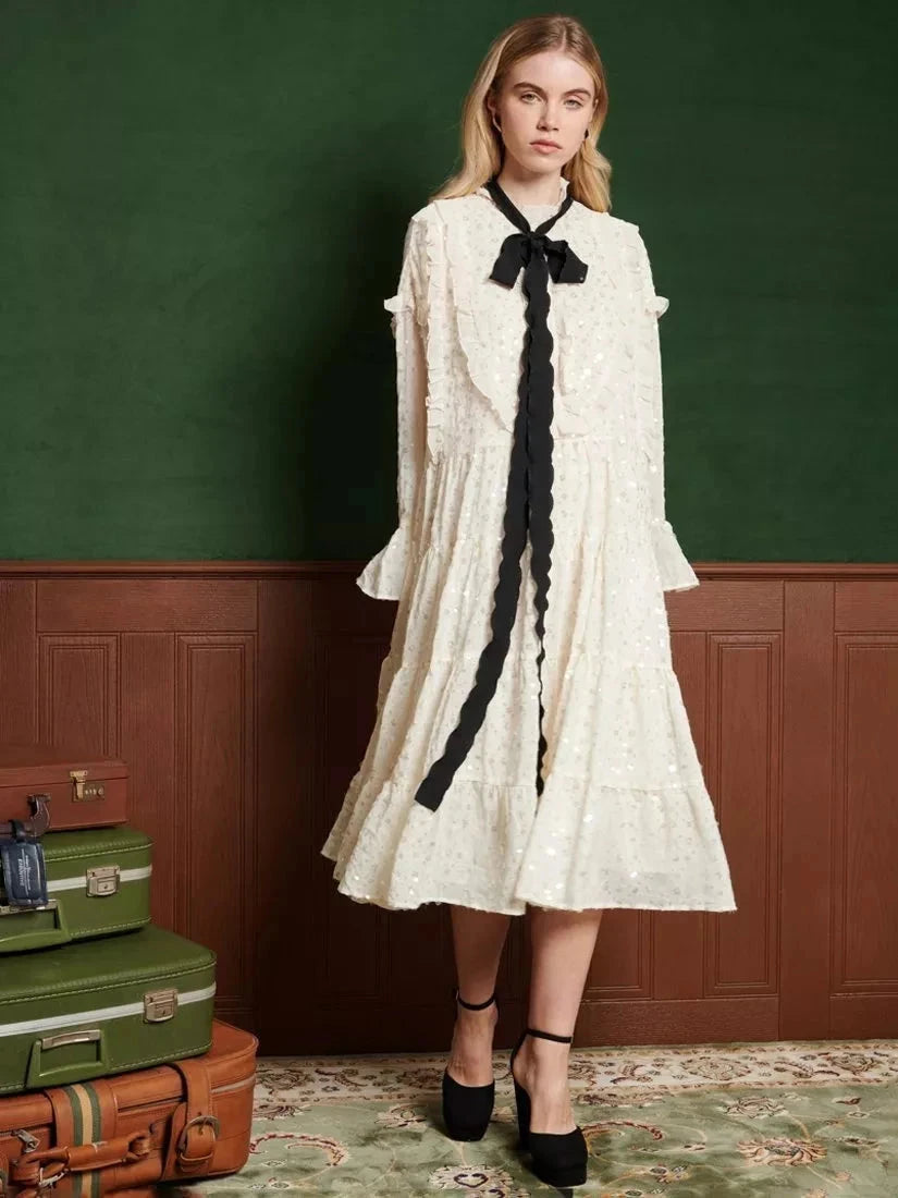 OUTLET Sukienka Midi Chandelier Chiffon S bébé concept BÉBÉ Concept 