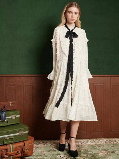 OUTLET Sukienka Midi Chandelier Chiffon S bébé concept BÉBÉ Concept 