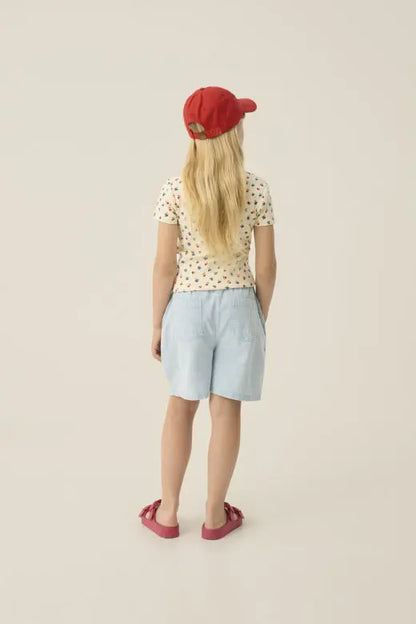 Light Blue Denim Shorts The Campamento BEBE Concept 