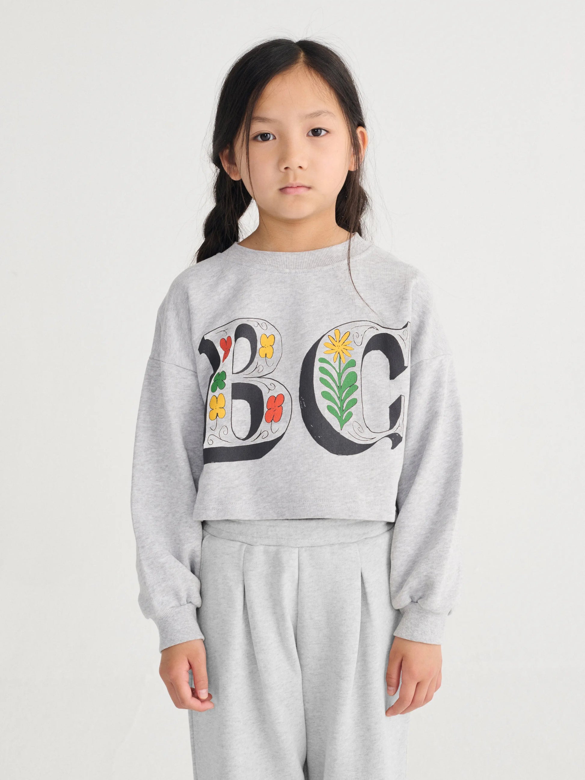 Bluza Spring Letters cropped sweatshirt Bobo Choses BEBE Concept 
