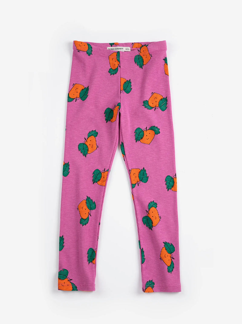 Tangerine all over leggings Bobo Choses BEBE Concept 