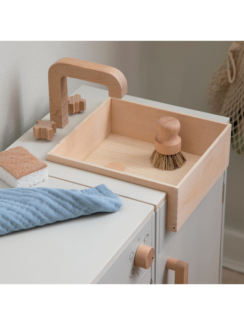 Drewniany zlew z serii KIDchen Sebra BÉBÉ Concept 