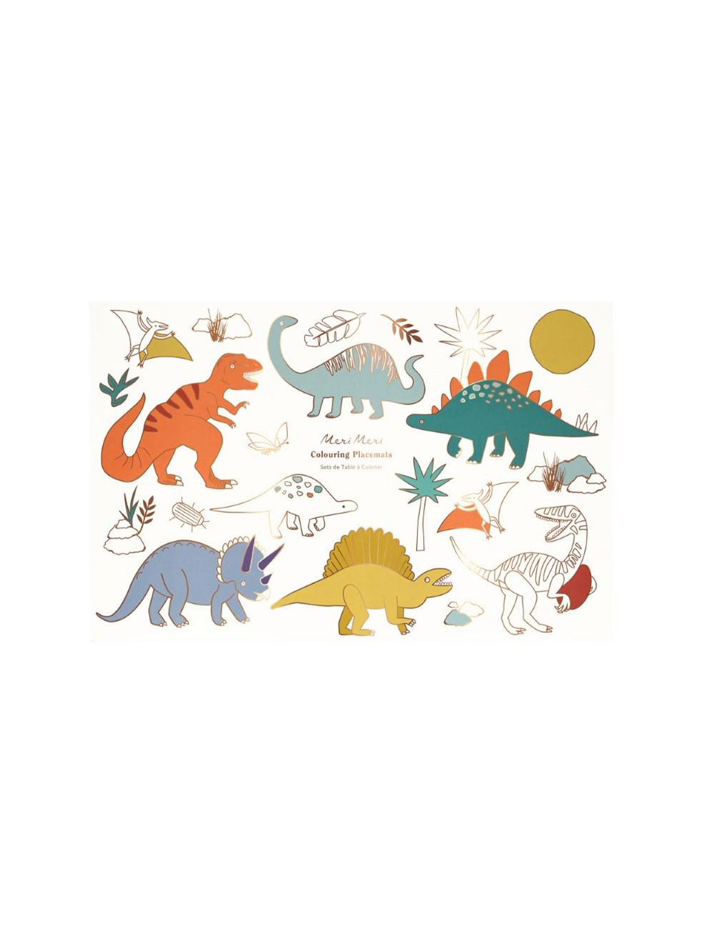 Maty stołowe do kolorowania Meri Meri BÉBÉ Concept 