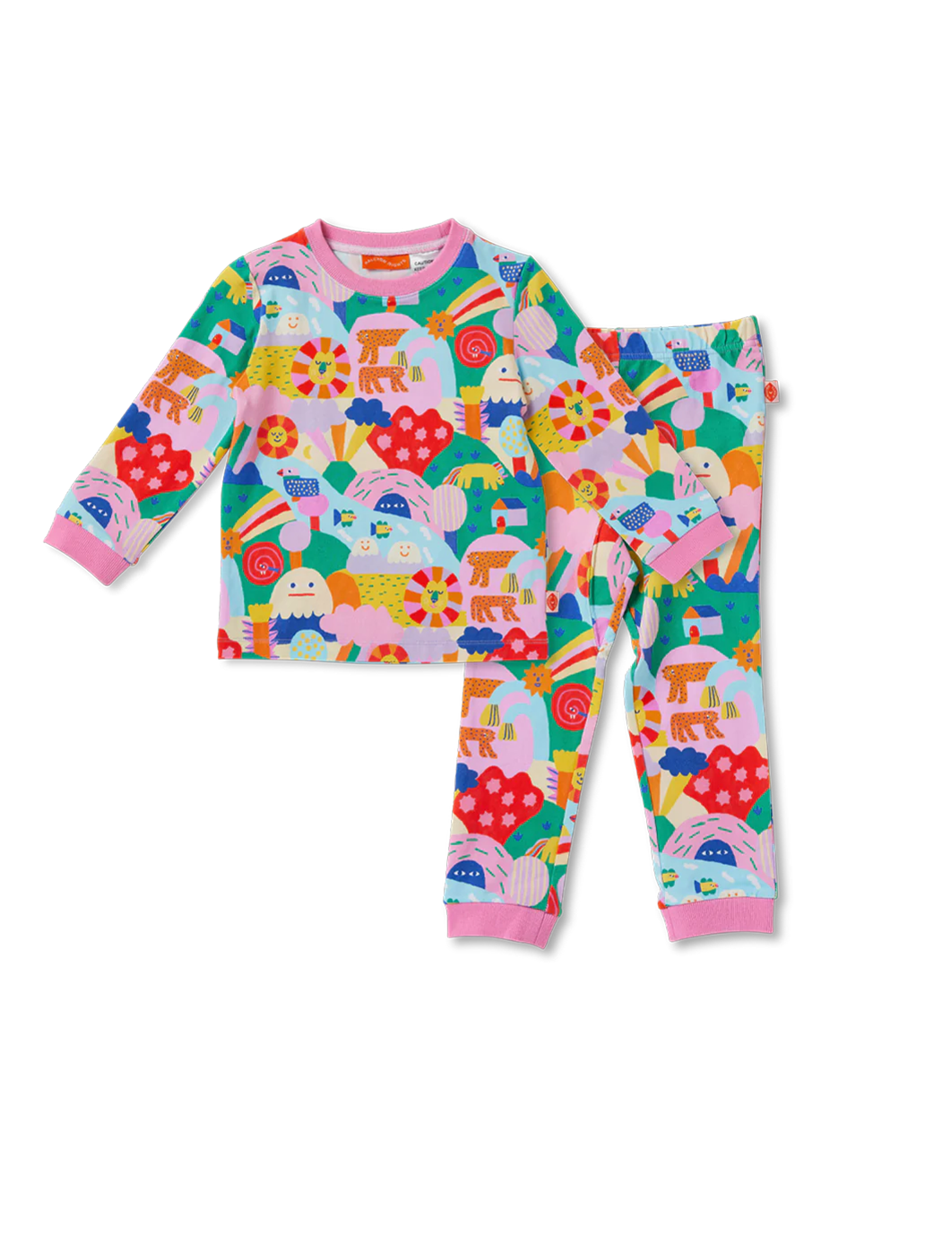 Kolorowa piżama dziecięca Halcyon Nights BÉBÉ Concept 