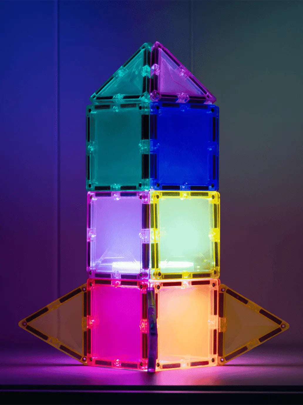 Podświetlane klocki magnetyczne Light Star Pack Connetix BÉBÉ Concept 