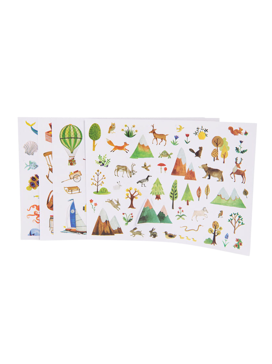 Zestaw arkuszy z naklejkami Adventure Moulin Roty BÉBÉ Concept 