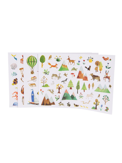 Zestaw arkuszy z naklejkami Adventure Moulin Roty BÉBÉ Concept 