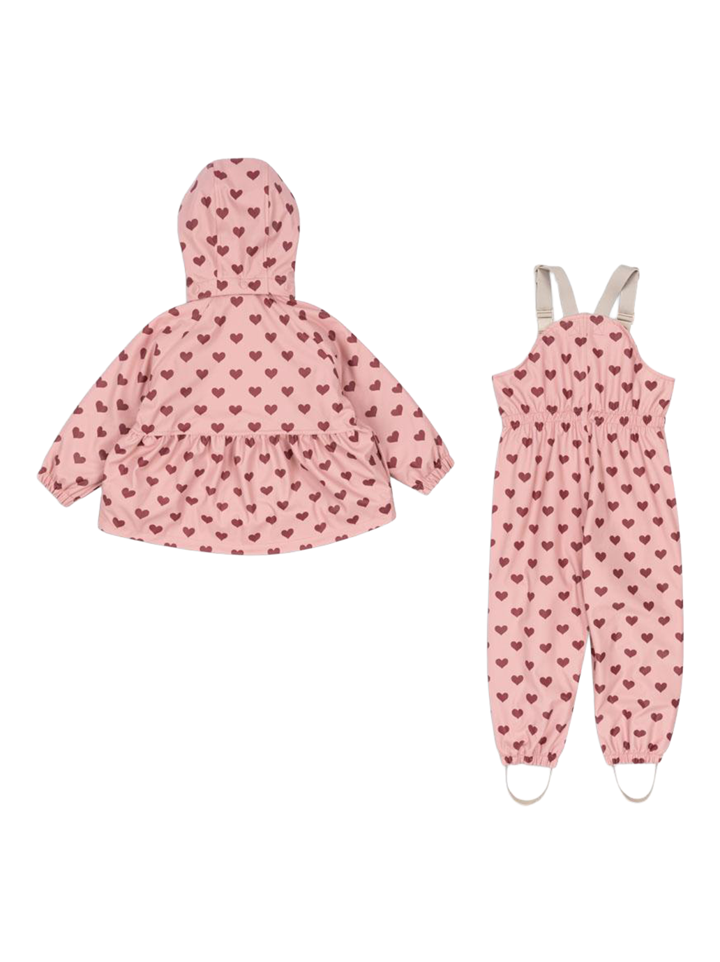 Zestaw przeciwdeszczowy Rainy Palme set girl Konges Slojd BÉBÉ Concept 