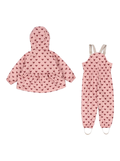 Zestaw przeciwdeszczowy Rainy Palme set girl Konges Slojd BÉBÉ Concept 