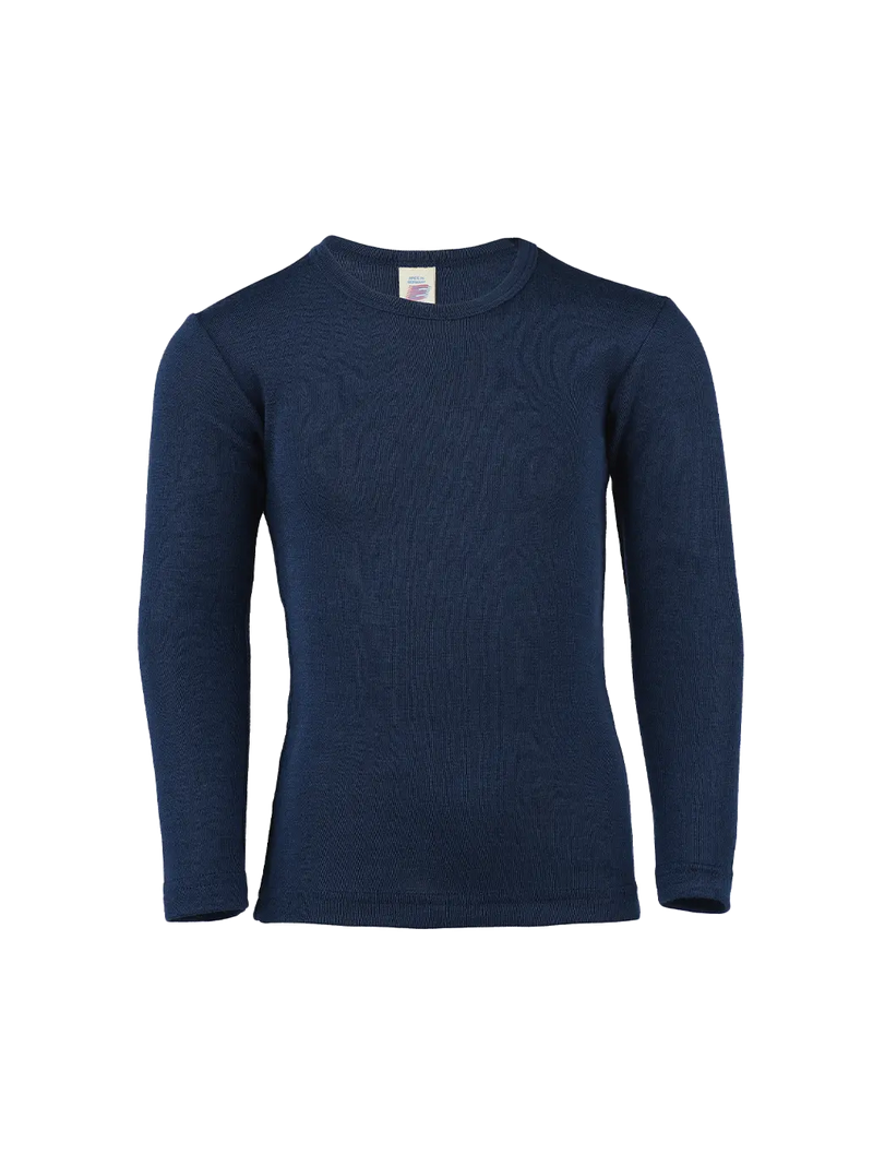 Koszulka longsleeve z wełny merino i jedwabiu Engel Natur BÉBÉ Concept