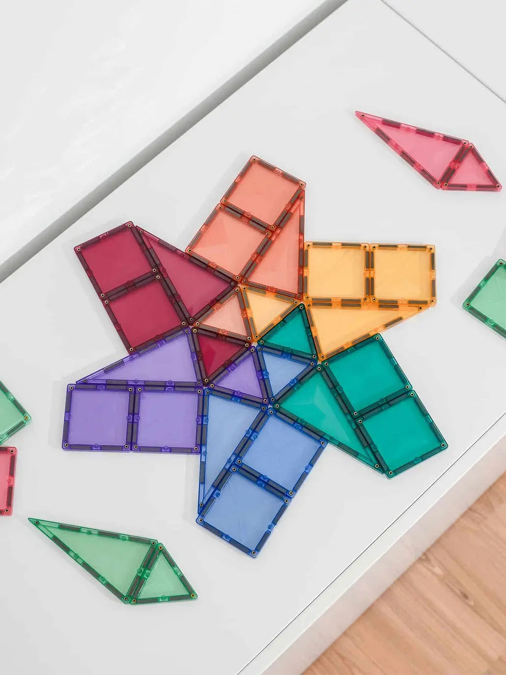 Klocki magnetyczne Pastel Mini Pack Connetix BÉBÉ Concept 