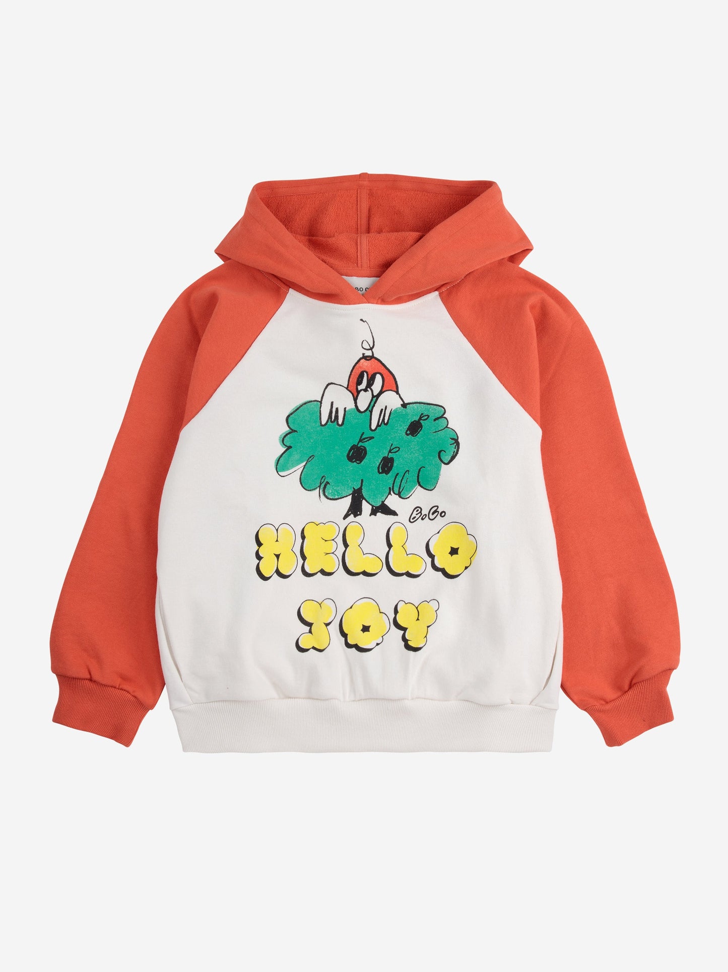 Bluza Hello Joy ranglan sleeves hoodie Bobo Choses BÉBÉ Concept 