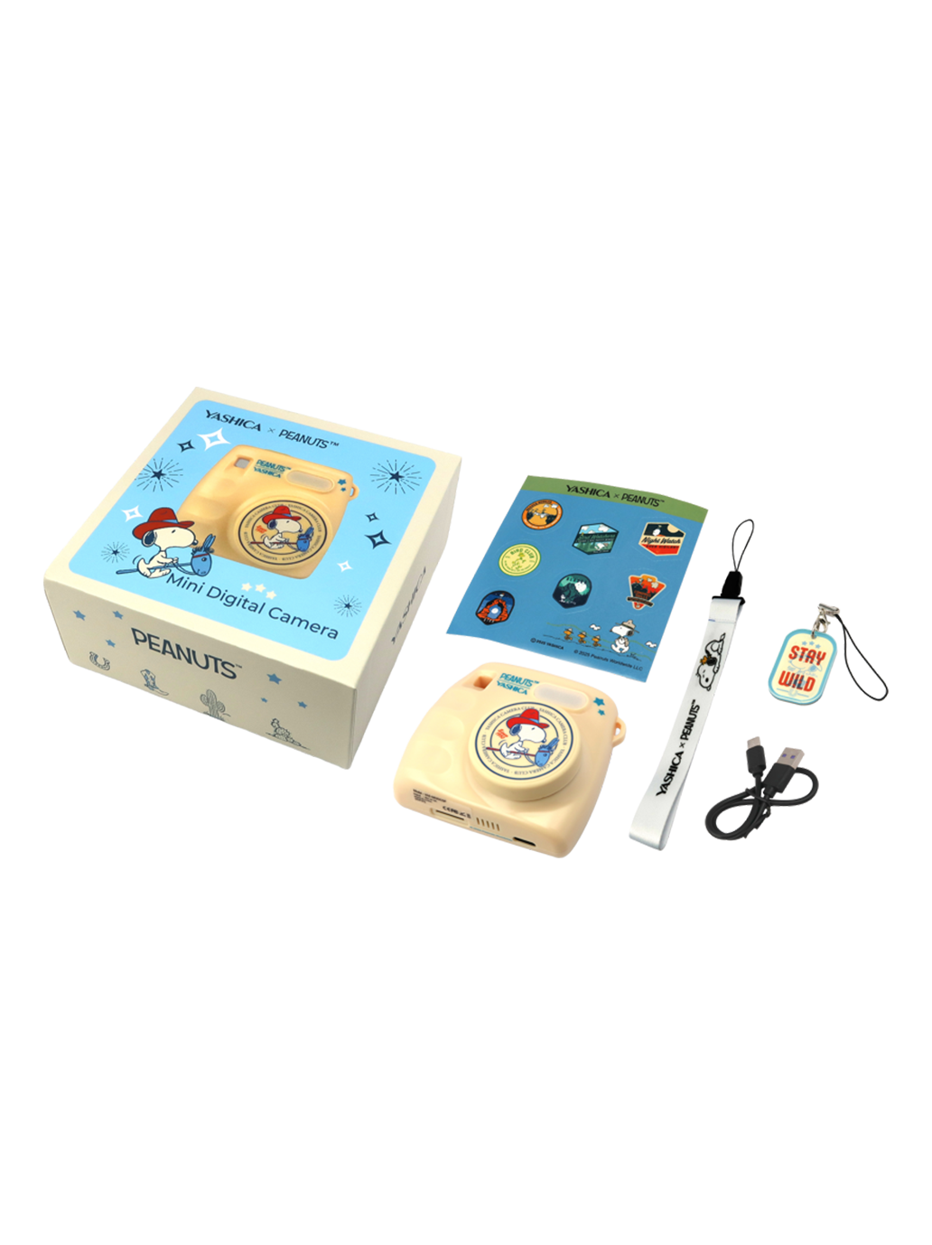Aparat cyfrowy dla dzieci Mini Digital Camera PEANUTS