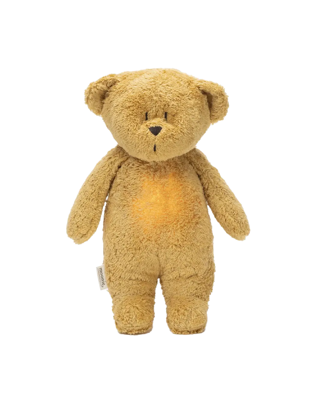 szumiący miś organic z lampką nocną Moonie BÉBÉ Concept