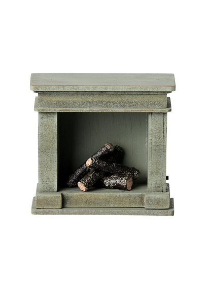 Miniaturowy kominek z lampką Maileg BÉBÉ Concept 