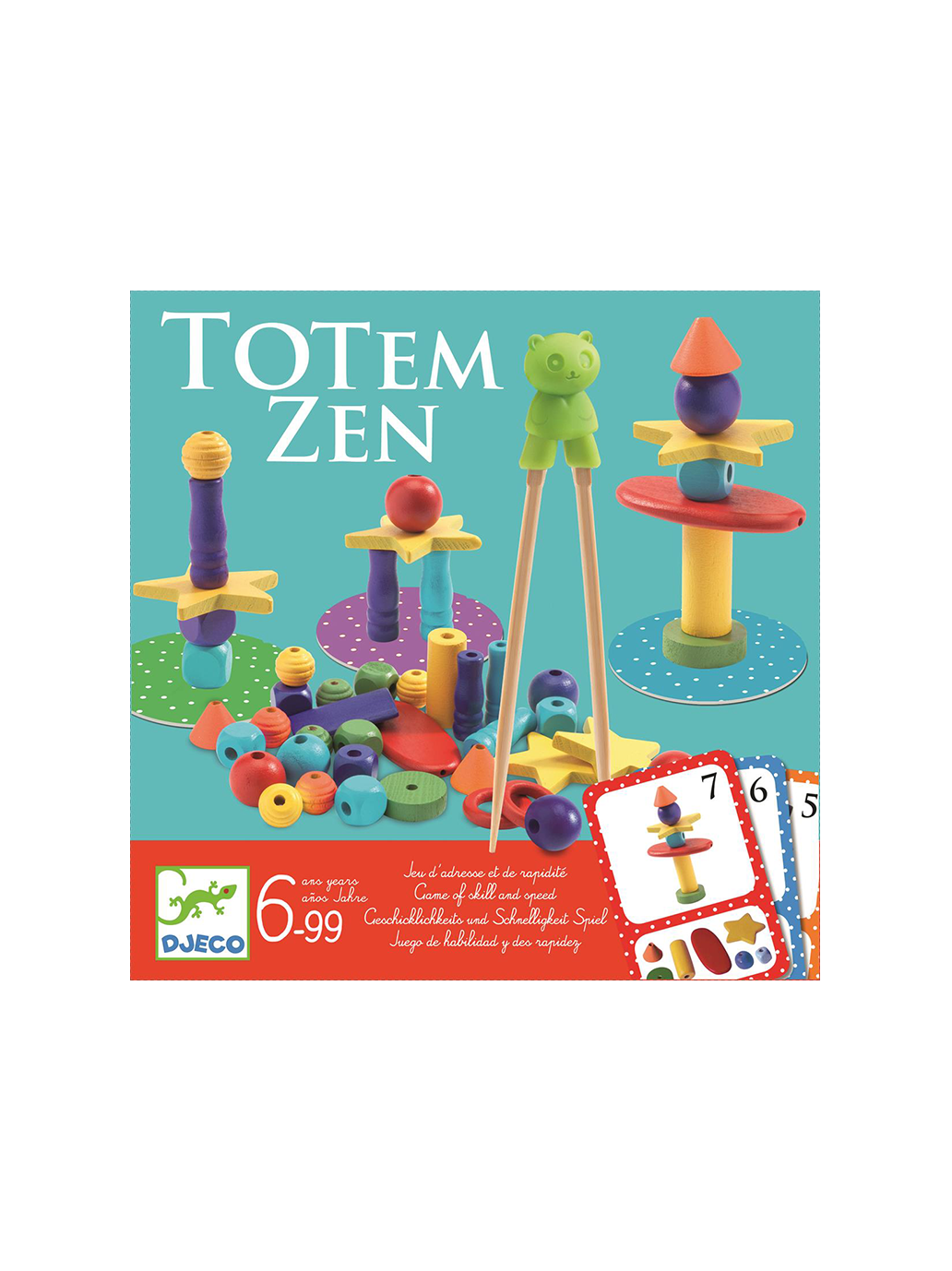Gra zręcznościowa Totem Zen Djeco BÉBÉ Concept