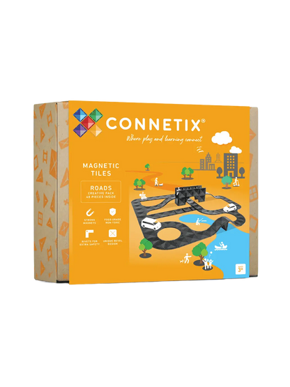 Klocki magnetyczne drogi Creative Roads Pack Connetix BÉBÉ Concept 
