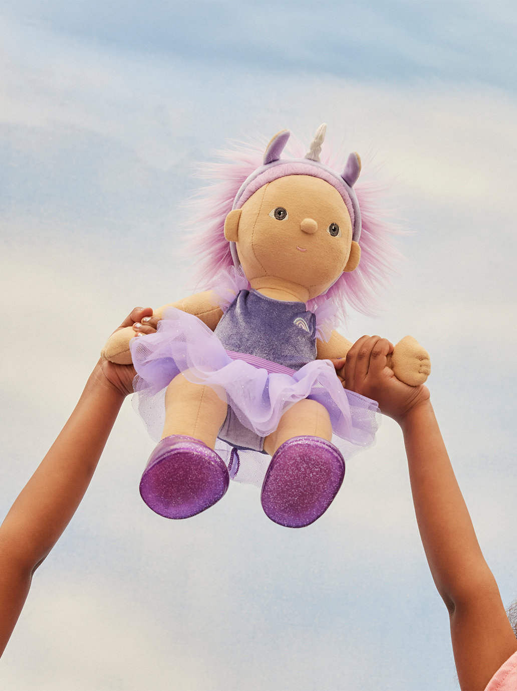 Miękka Lala Dinkum Doll Dream Violet Olli Ella BÉBÉ Concept 