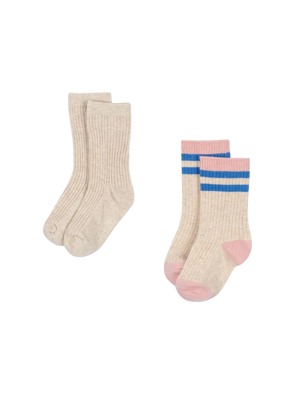Skarpetki 2 pack rib socks Konges Slojd BÉBÉ Concept 
