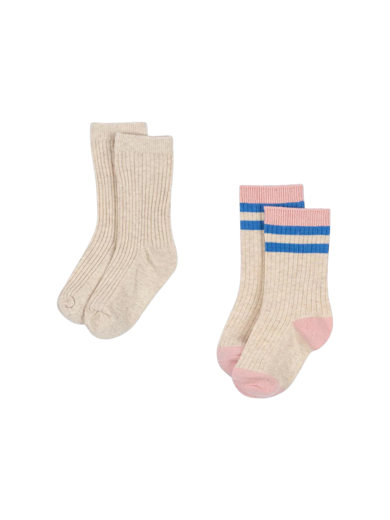 Skarpetki 2 pack rib socks Konges Slojd BÉBÉ Concept 