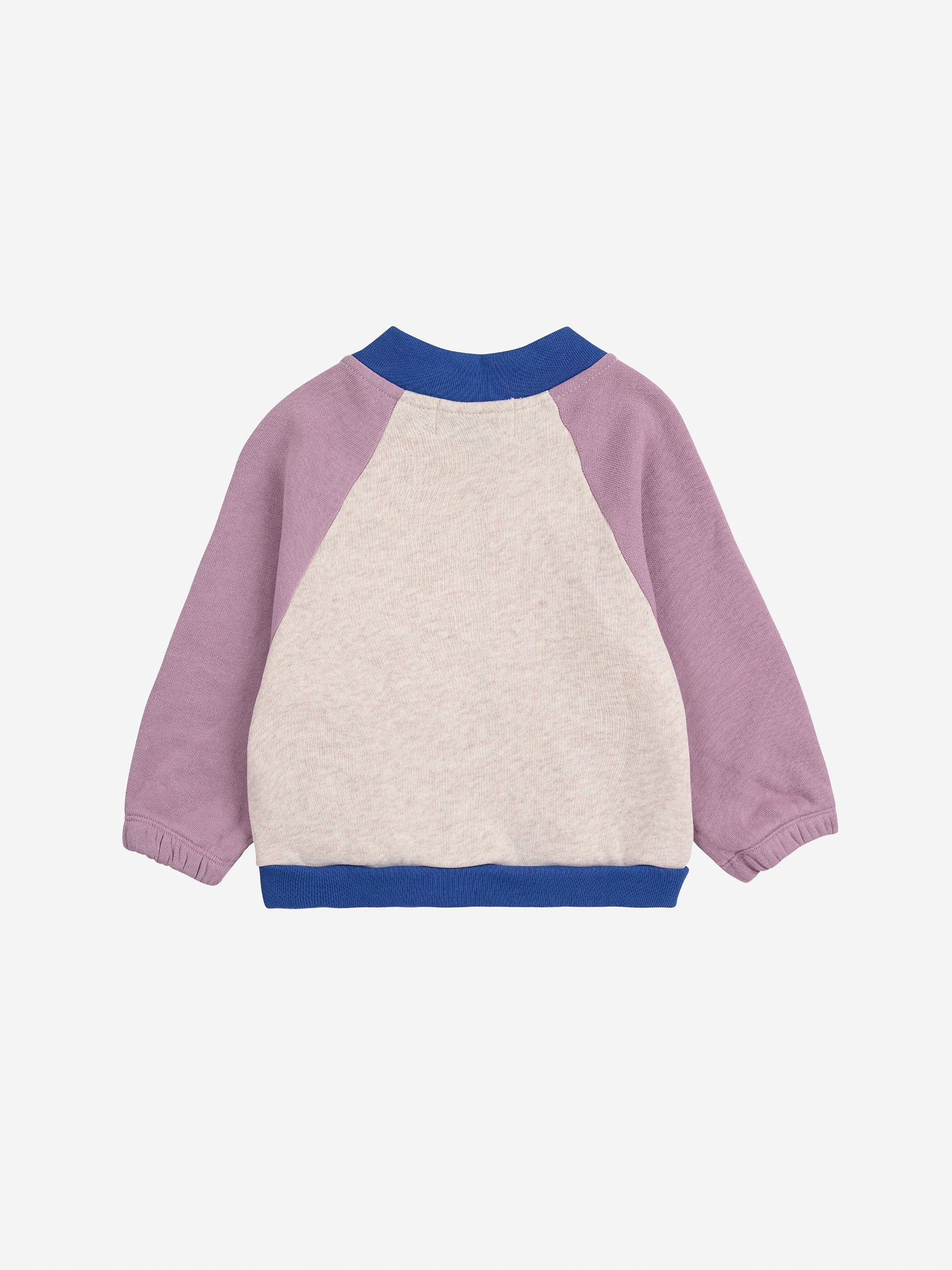 Tic Tac Toe color block zipped sweatshirt Baby Bobo Choses BÉBÉ Concept 