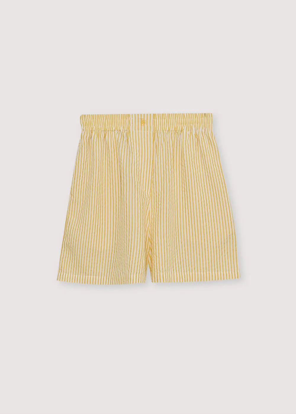 Alheli Woman Short Mimosa Yellow Stripes The New Society BEBE Concept 