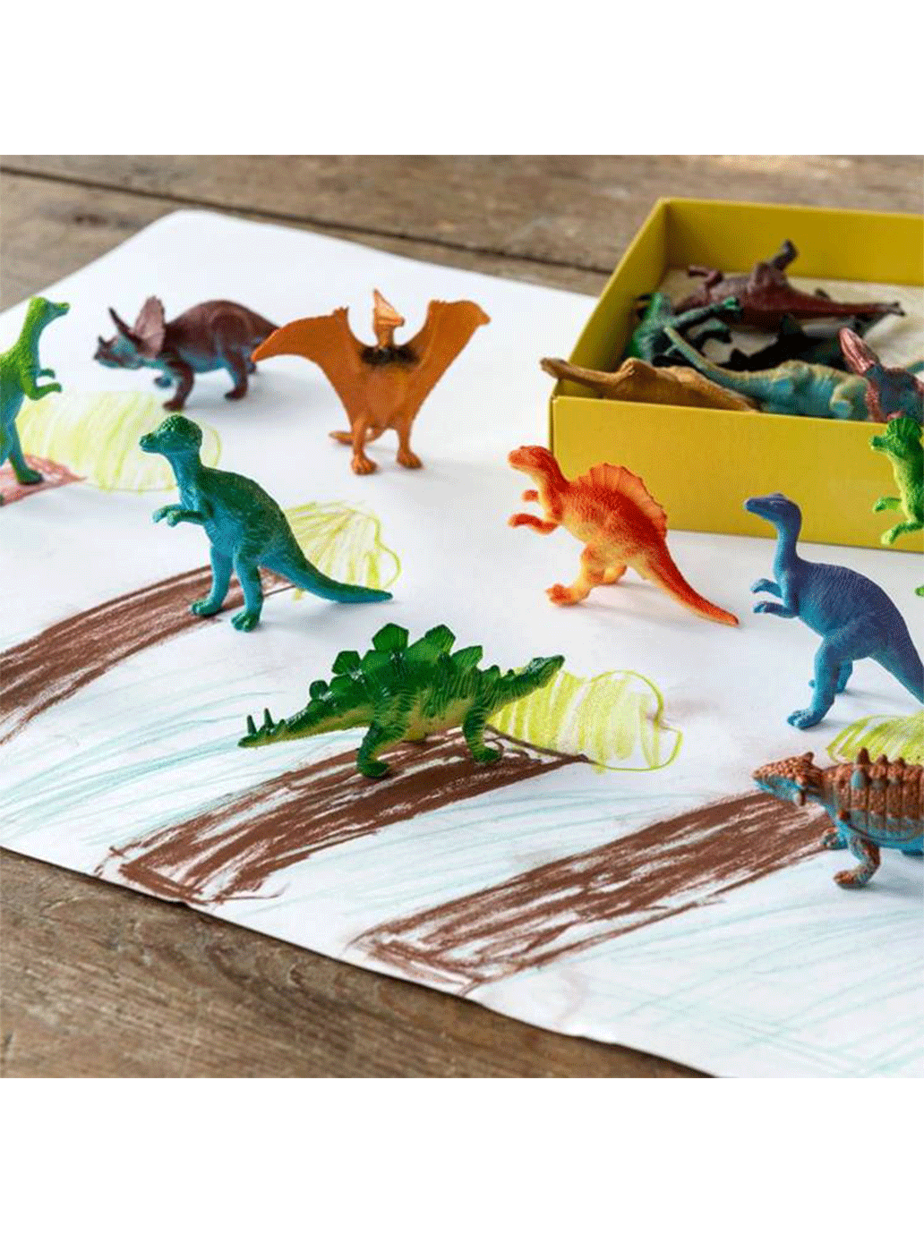 Figurki dinozaurów 16 szt. Rex London BÉBÉ Concept