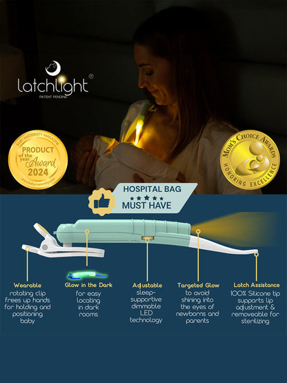 Lampka nocna z klipsem nie zaburzająca fazy snu LatchLight BÉBÉ Concept 