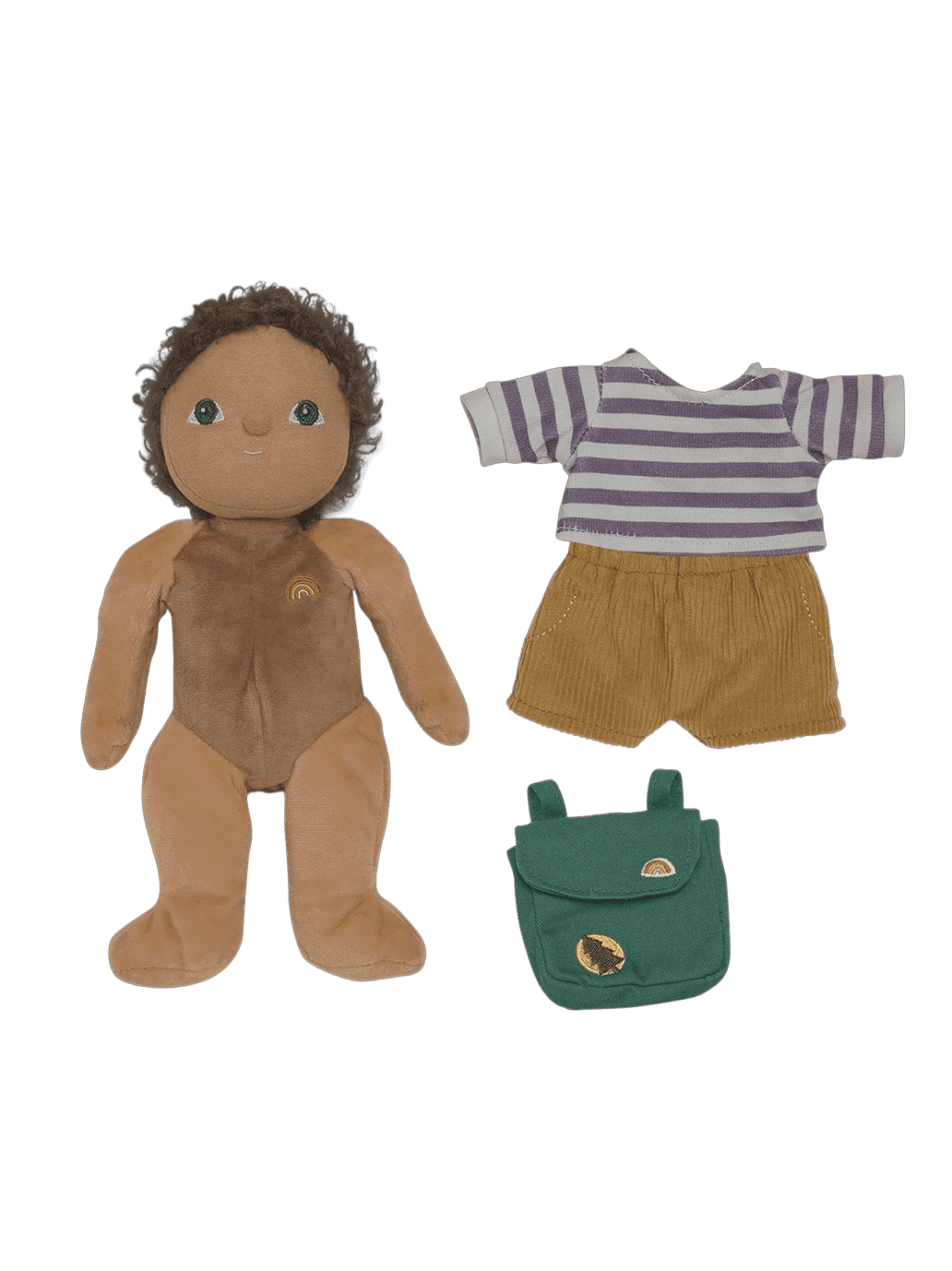 Miękka lalka w ubranku Dress Me Dinky Olli Ella BÉBÉ Concept 