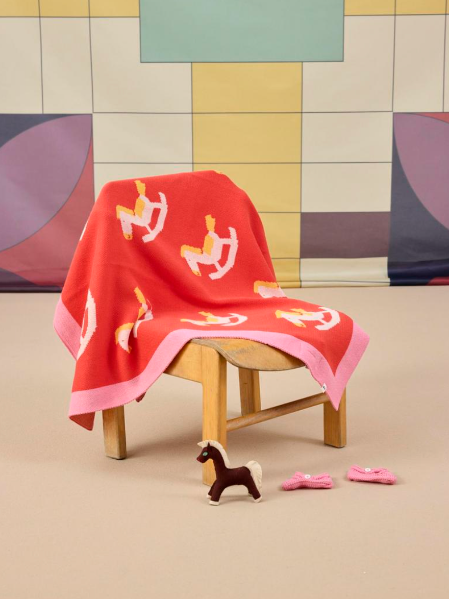 Rocking Horse knitted gift set Bobo Choses BÉBÉ Concept 
