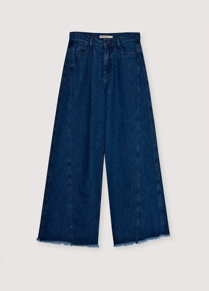 TNS Denim Extra Wide Woman Pant Indigo Denim The New Society BEBE Concept 