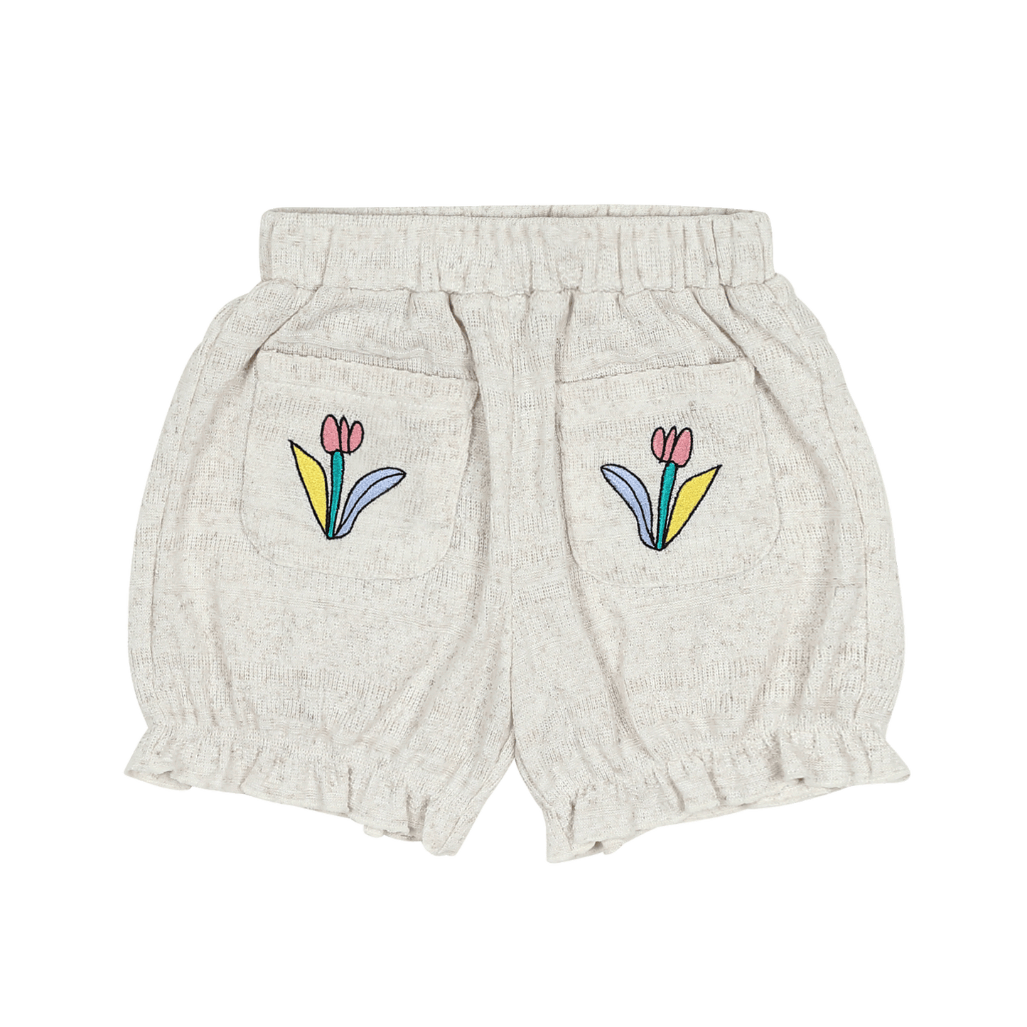 Spodenki Flower Knit Shorts Jelly Mallow BÉBÉ Concept 