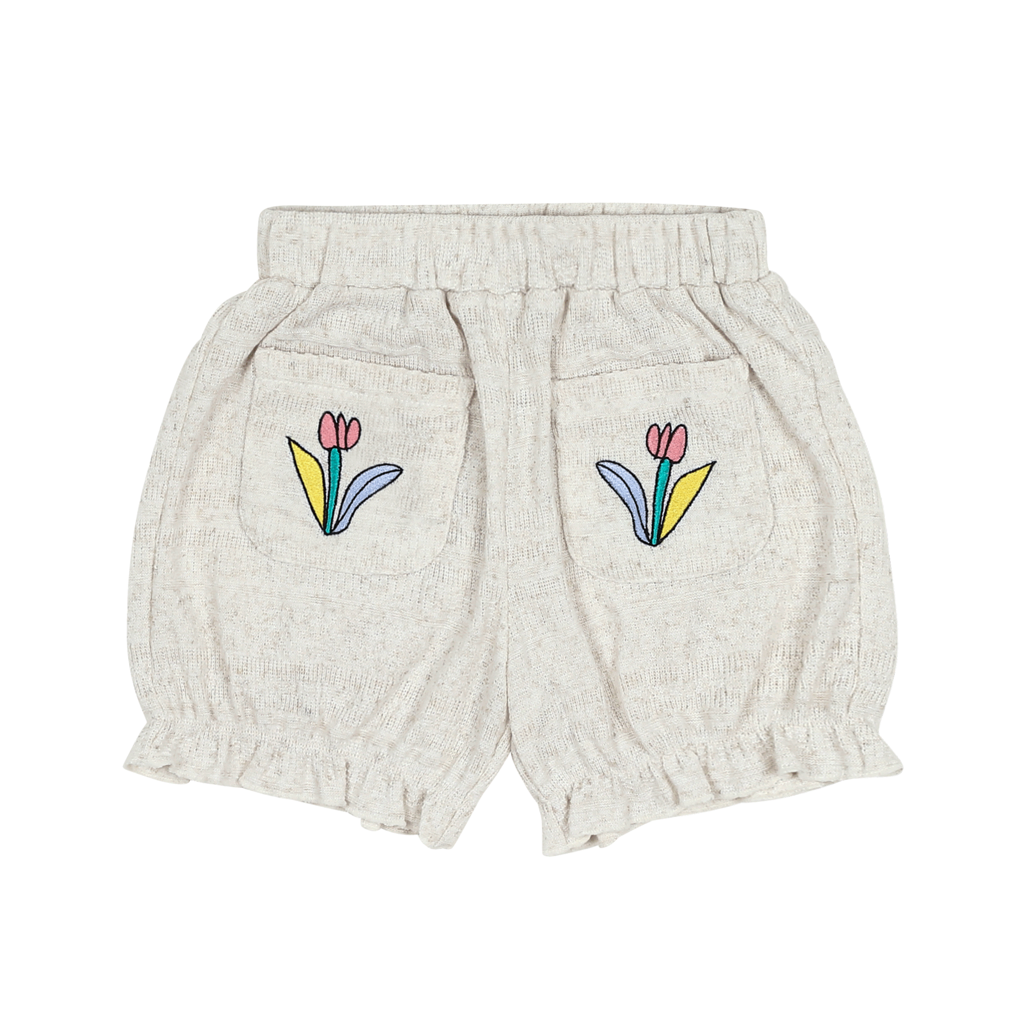 Spodenki Flower Knit Shorts Jelly Mallow BÉBÉ Concept 