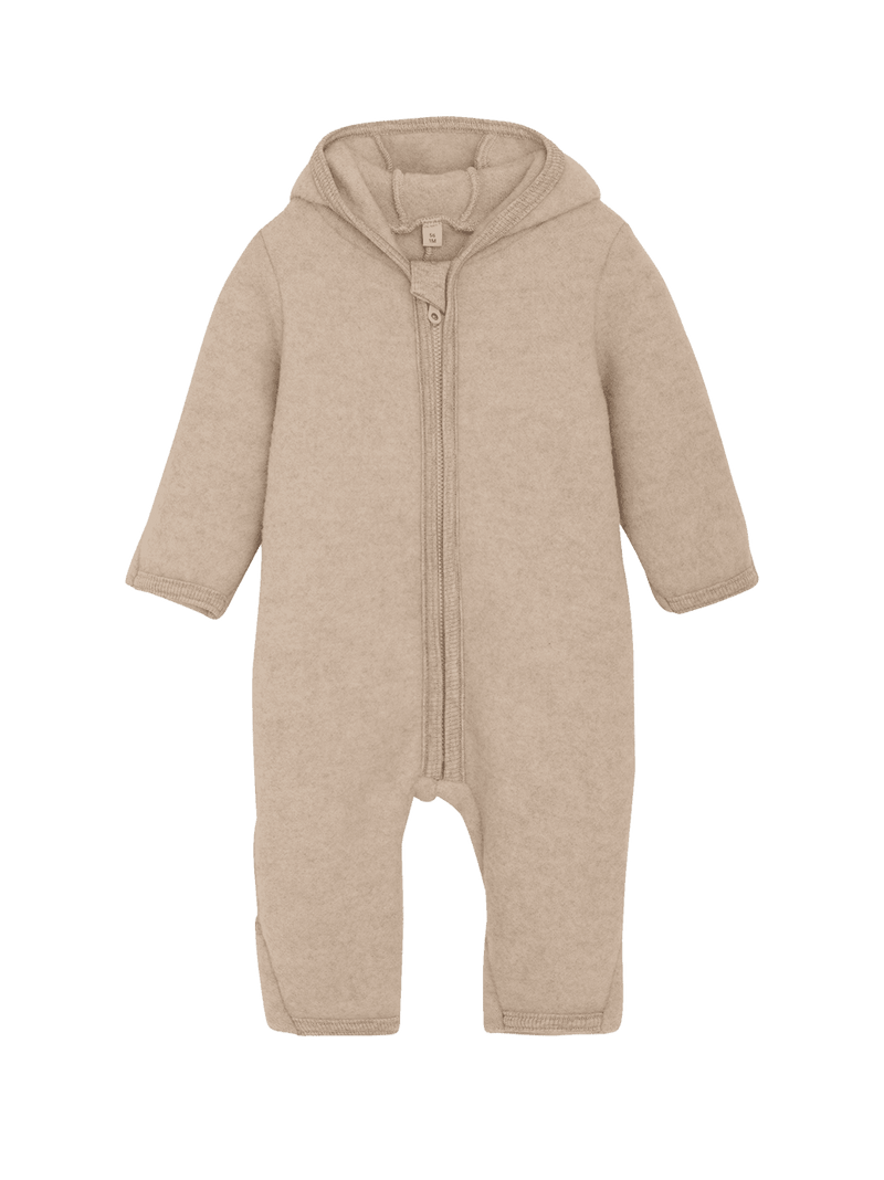 Kombinezon merino Ears Wool Fleece Huttelihut BÉBÉ Concept 