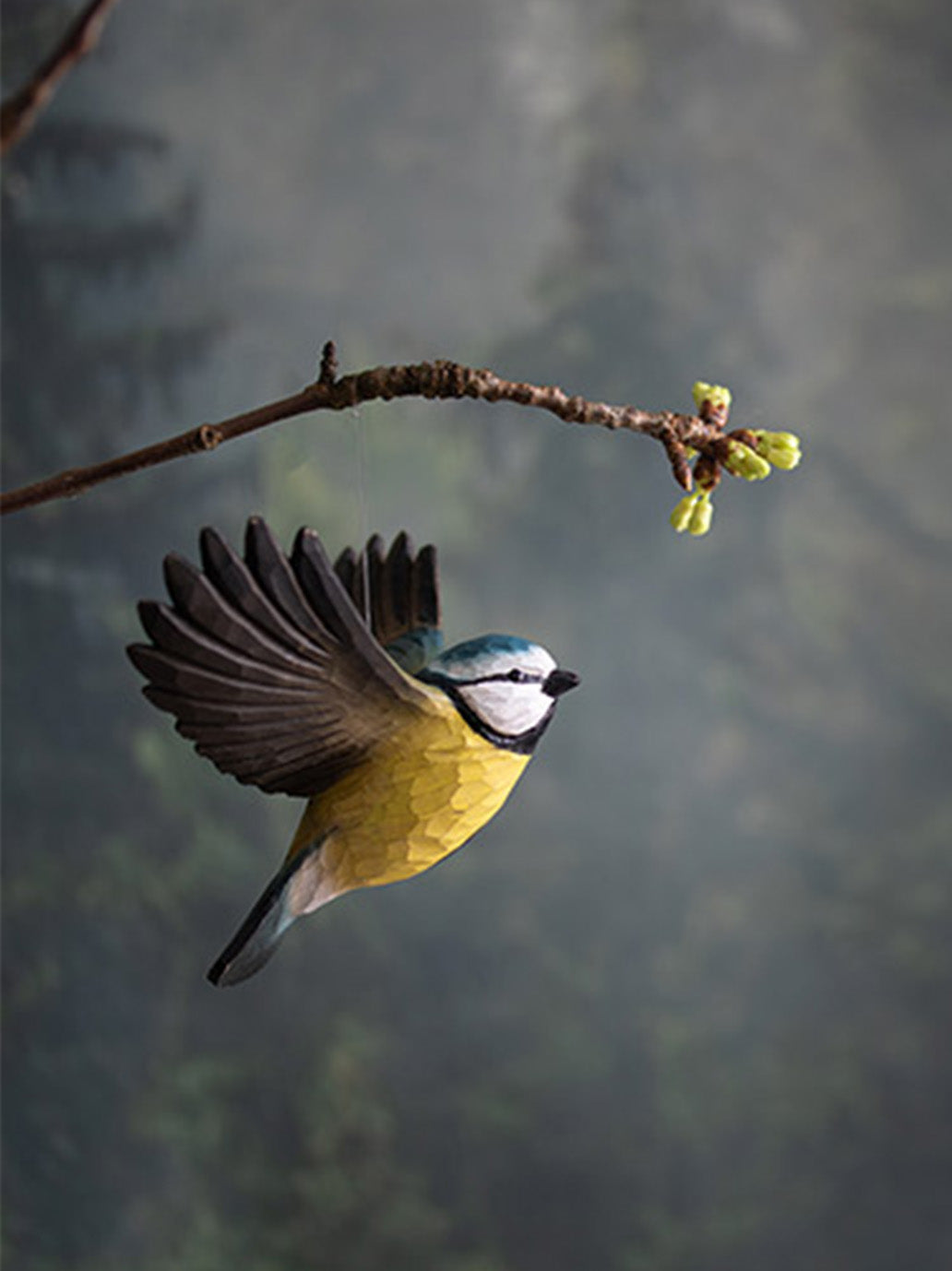 Drewniana dekoracyjna zawieszka Sikorka Wildlife Garden BÉBÉ Concept 