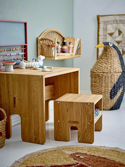 Drewniany stołek z funkcją przechowywania Bas Stool Bloomingville BÉBÉ Concept