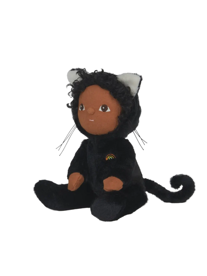 Miękka laleczka Dinky Dinkum Halloween Cat Olli Ella BÉBÉ Concept 