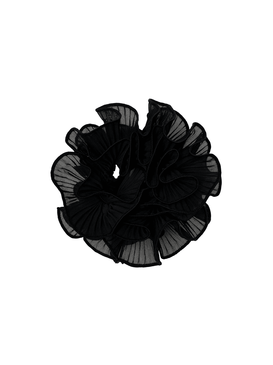Gumka do włosów Swirl Scrunchie Black